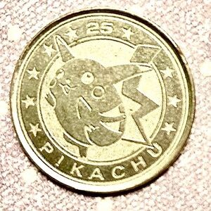 Pikachu 25th Anniversary Commemorative Coin
POKEMON 2000. NINTENDO 2000 WIZARD